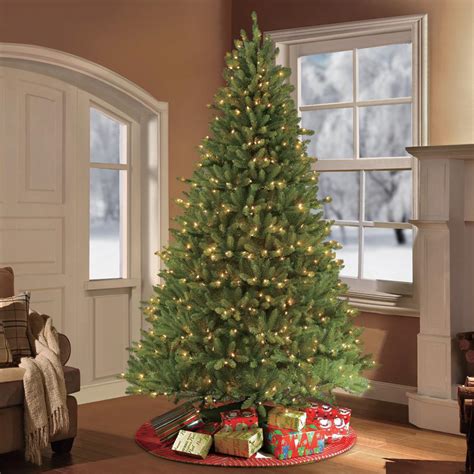 Pre-Lit LED Palm Artificial <b>Christmas Tree</b> with Green Leaves and 96 LED Lights by Lightshare. . Home depot xmas trees